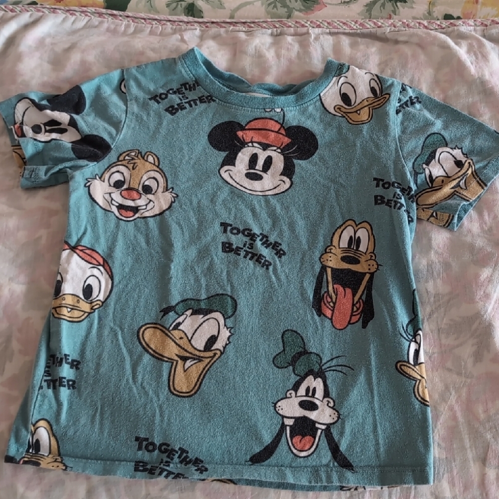 H&M Kids Cartoon Character Shirt - Teal